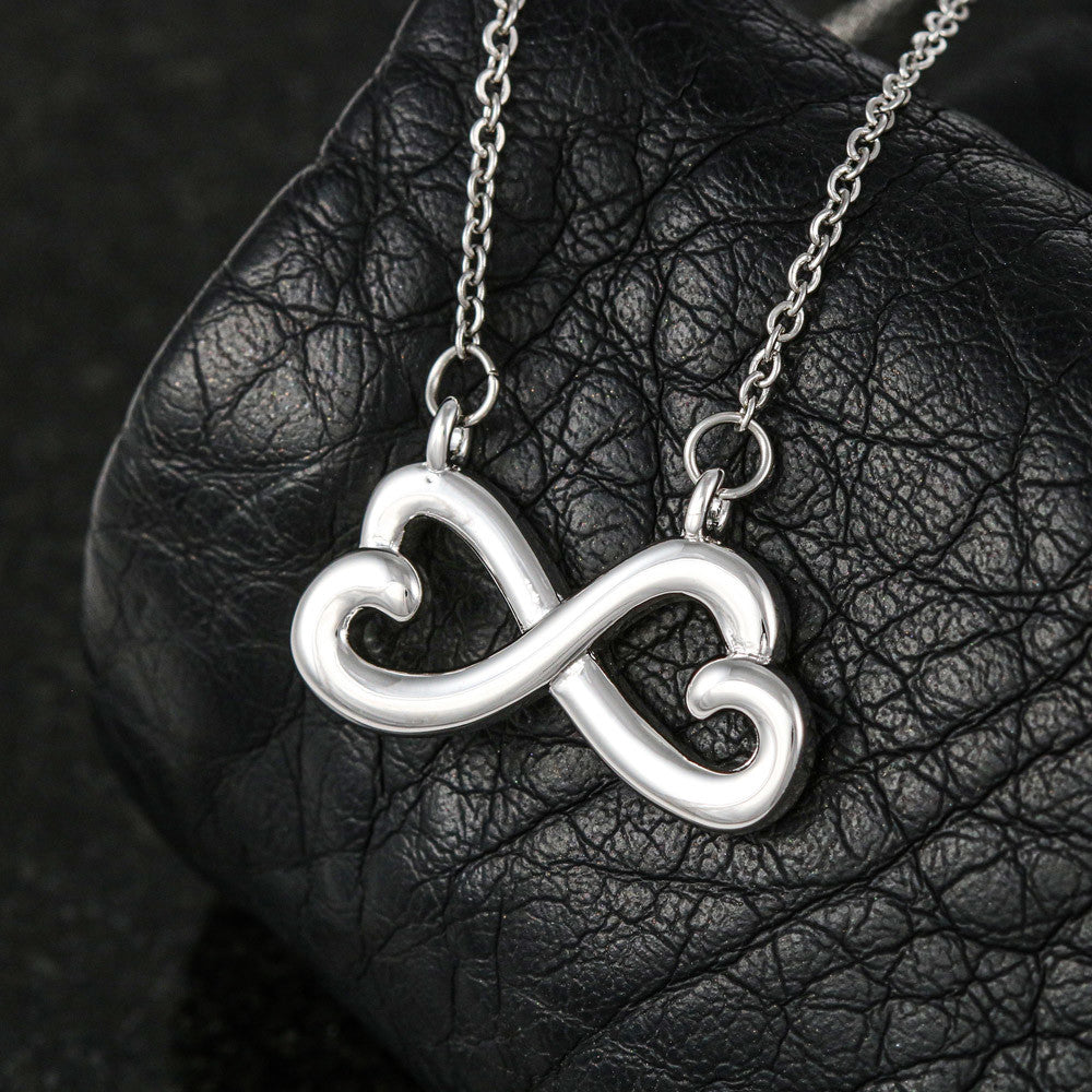 To My Granddaughter — Endless Love Necklace with Message Card from Grandma
