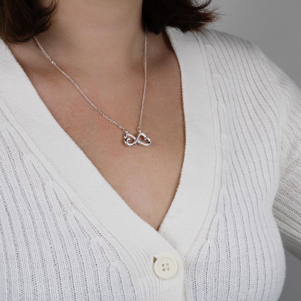 To My Granddaughter — Endless Love Necklace with Message Card from Grandma