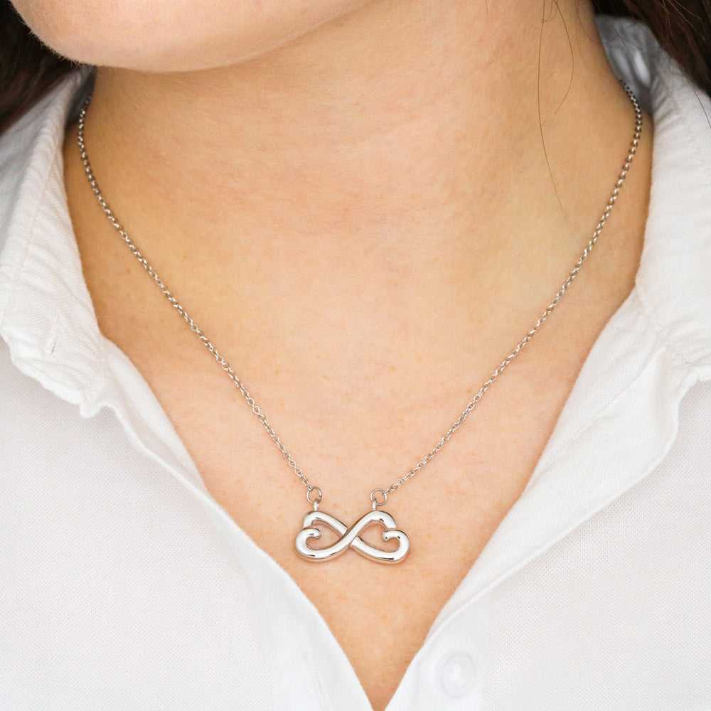 To My Daughter — Endless Love Necklace with Message Card from Mom