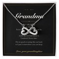 To My Grandma — Endless Love Necklace with Message Card from Your Granddaughter