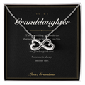 To My Granddaughter — Endless Love Necklace with Message Card from Grandma