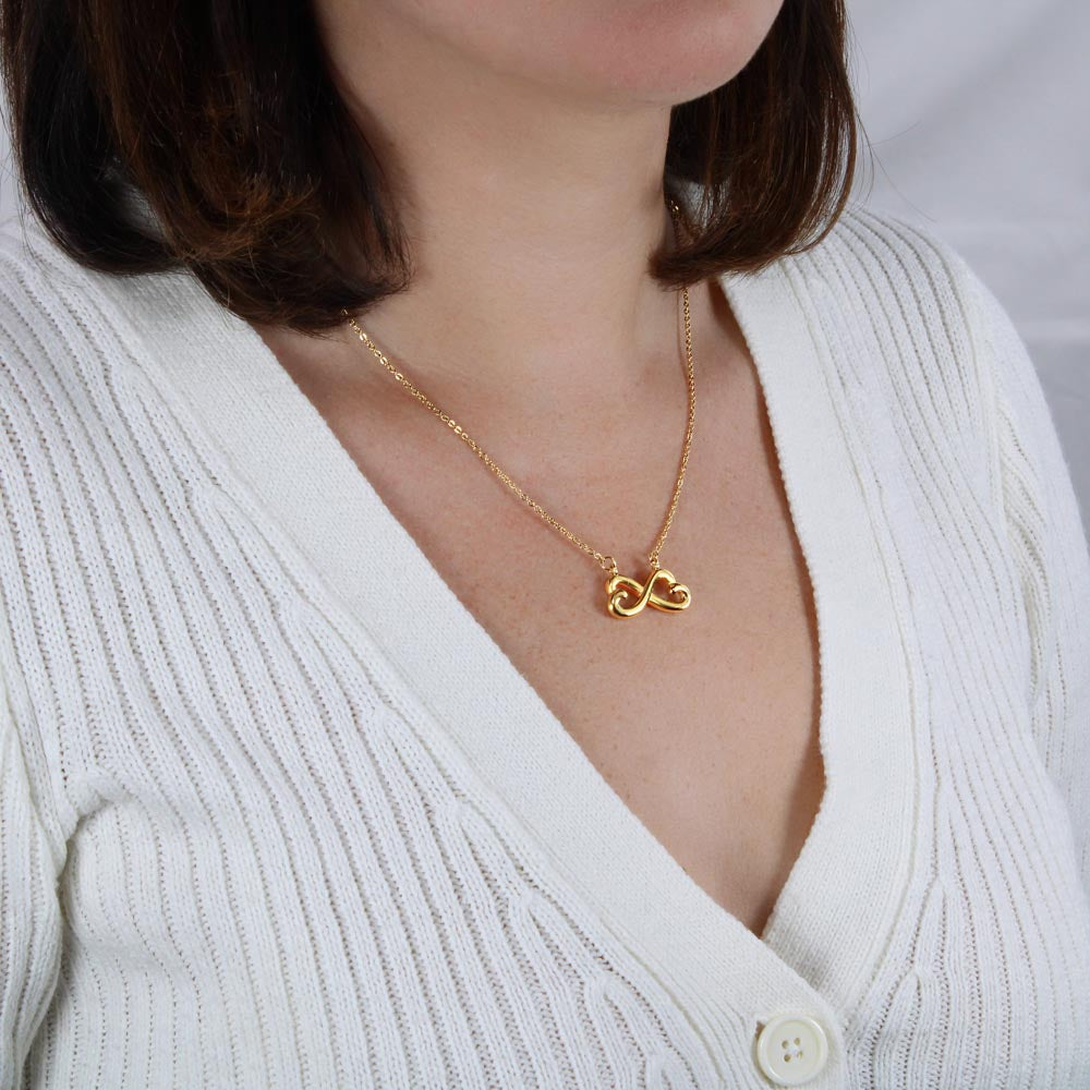 To My Granddaughter — Endless Love Necklace with Message Card from Grandma