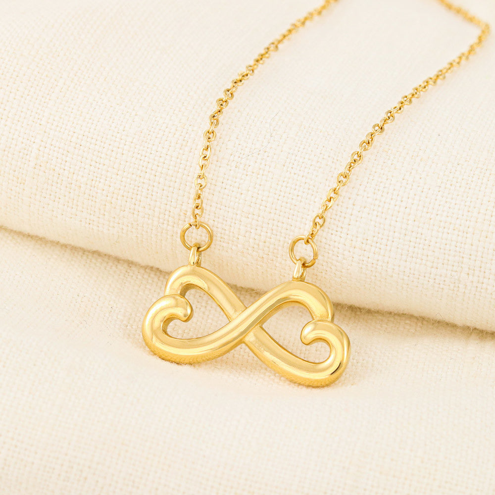 To My Granddaughter — Endless Love Necklace with Message Card from Grandma