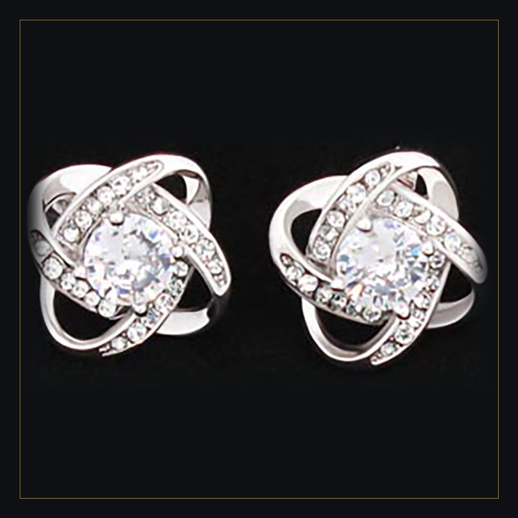 Love Knot Stud Earrings